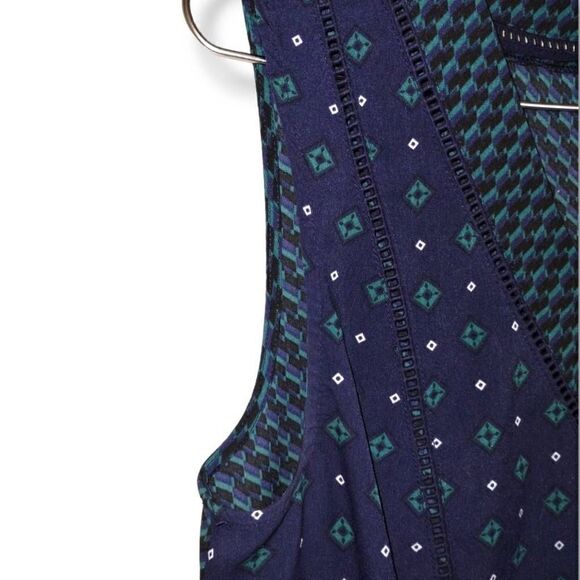 ‎Halogen Womens Top Size Small Sleeveless Navy 58665 - Picture 3 of 7